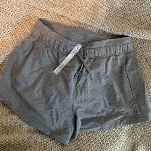 Grey LULU LEMON comfy shorts